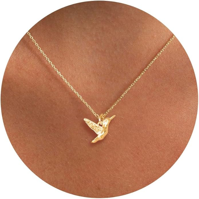 HANLI 14K Gold Plated Necklaces for Women - Dainty Butterfly, Star of David, Moon and Star, Sun, ... | Amazon (US)