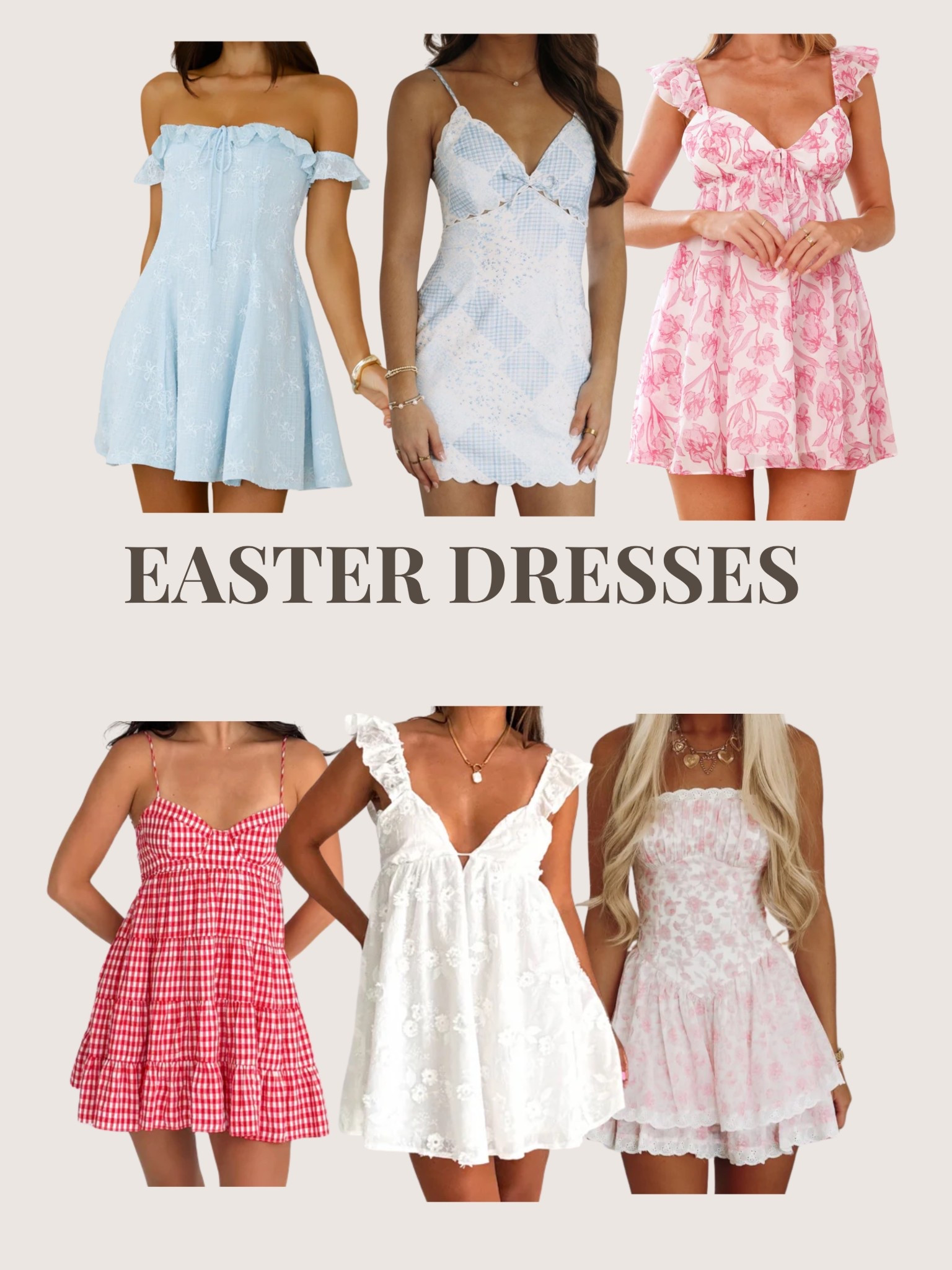 The cutest Easter dresses 🌷 Affordable spring dresses perfect for church, brunch, or family photos. Everything linked here! #easterdresses 

#LTKSpringSale