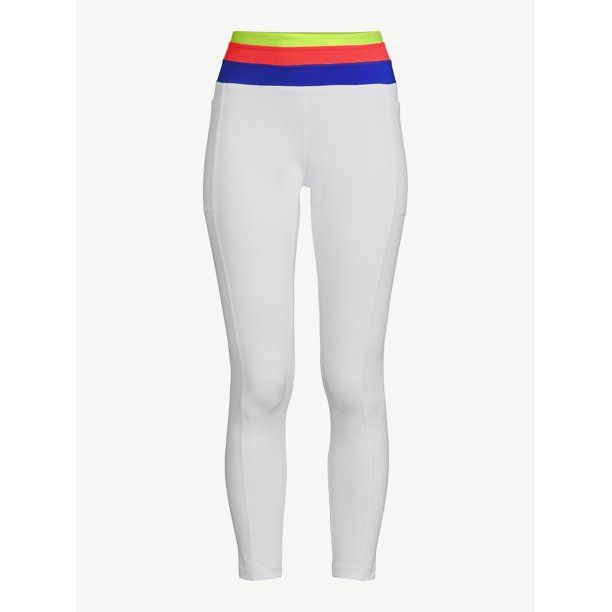 Love & Sports Women's Color Band Leggings - Walmart.com | Walmart (US)