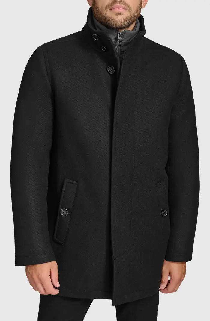 Wool Blend Twill Car Coat | Nordstrom