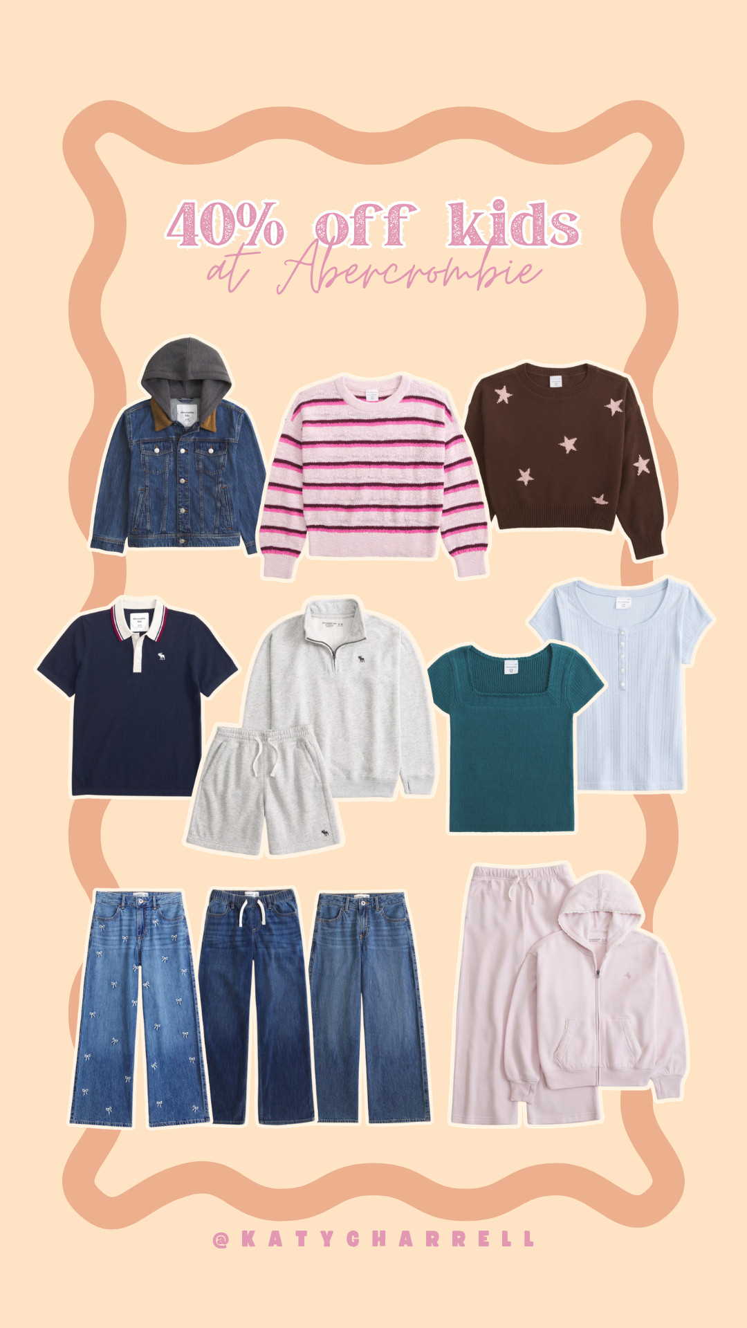40% off kids at abercrombie! 🤩 

 #LTKootd #LTKSaleAlert #LTKKids