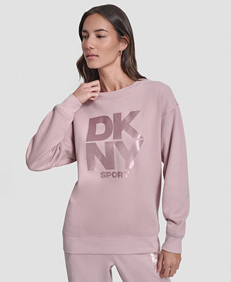 Women's Transfer Logo Crew Neck Sweatshirt | Macy's