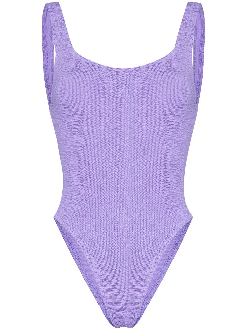 square neck crinkle swimsuit | Farfetch Global