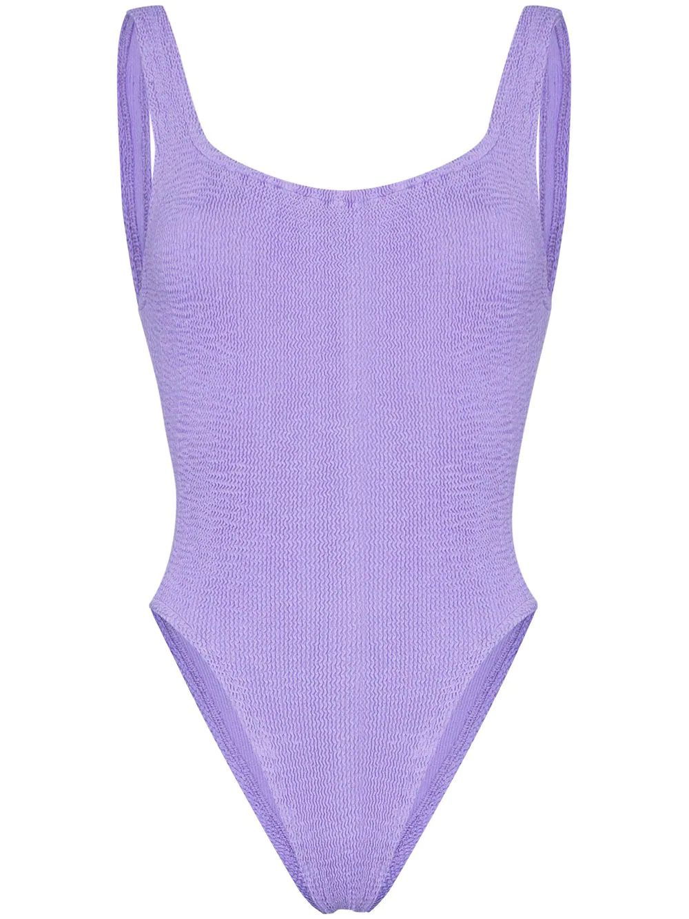square neck crinkle swimsuit | Farfetch Global