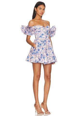 Sigma Mini Dress in Lilac Blue Floral | Revolve Clothing (Global)