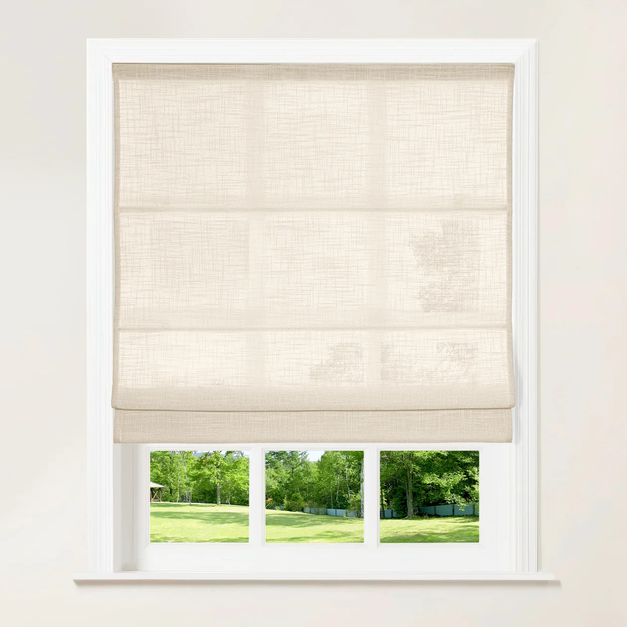 Lille Linen Roman Shades Custom Cordless Blackout Shades Sand Beige | Multi Color | Homerilla