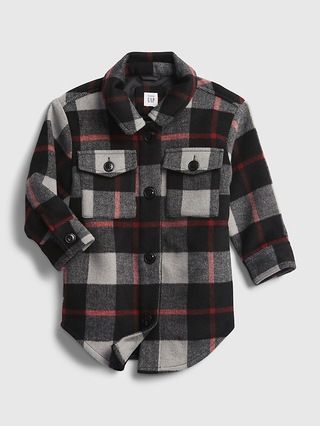 Toddler Wool Plaid Coat | Gap (US)