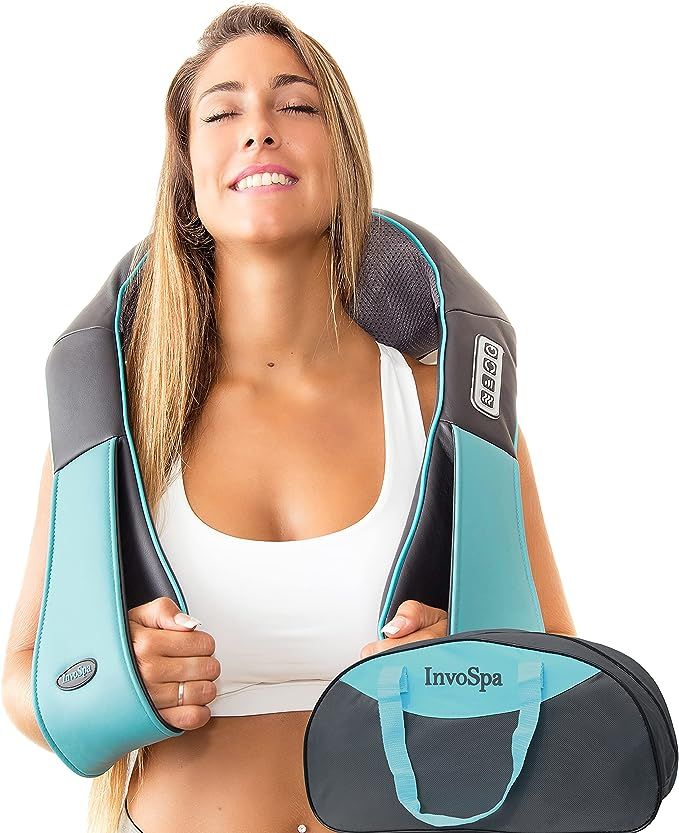 Shiatsu Back Shoulder and Neck Massager with Heat - Deep Tissue Kneading Pillow Massage - Back Ma... | Amazon (US)