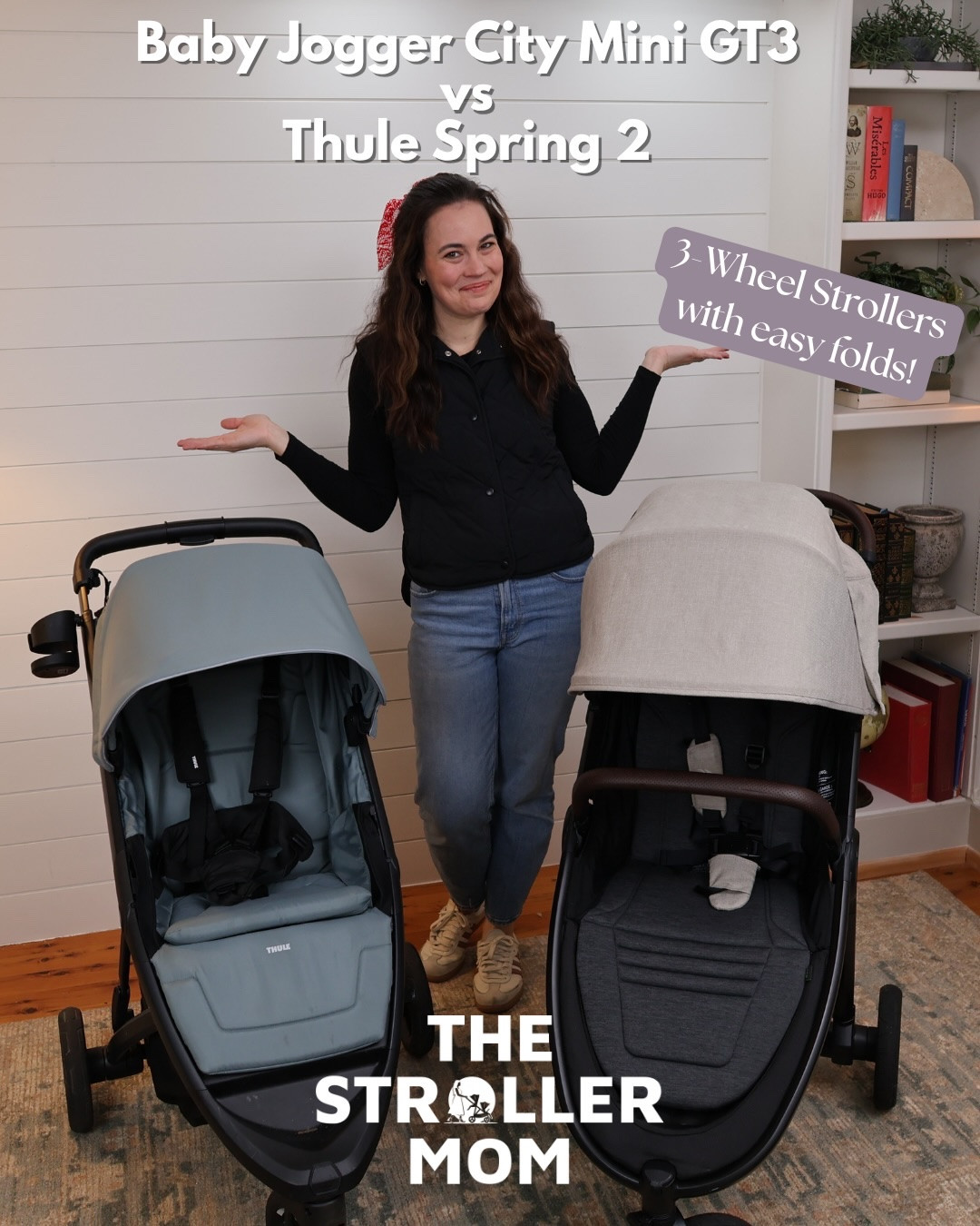 3-wheel city strollers that make navigating tight spaces so easy, have spacious baskets, and easy folds!! 👌🏼

Let’s compare the Thule Spring 2 to the Baby Jogger City Mini GT3 stroller!

#LTKBump #LTKBaby #LTKmomlife