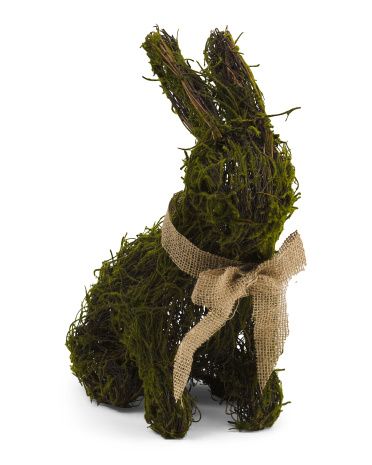18in Twig Moss Bunny | TJ Maxx