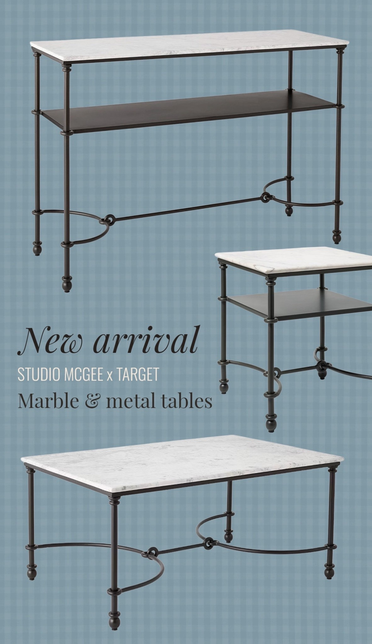 New marble and metal table set from the Studio McGee at Target spring collection

#LTKHome