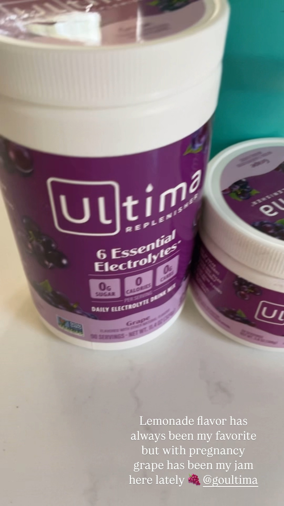 Ultima Replenisher 
Hydrate with my favorite electrolytes drink mix 
