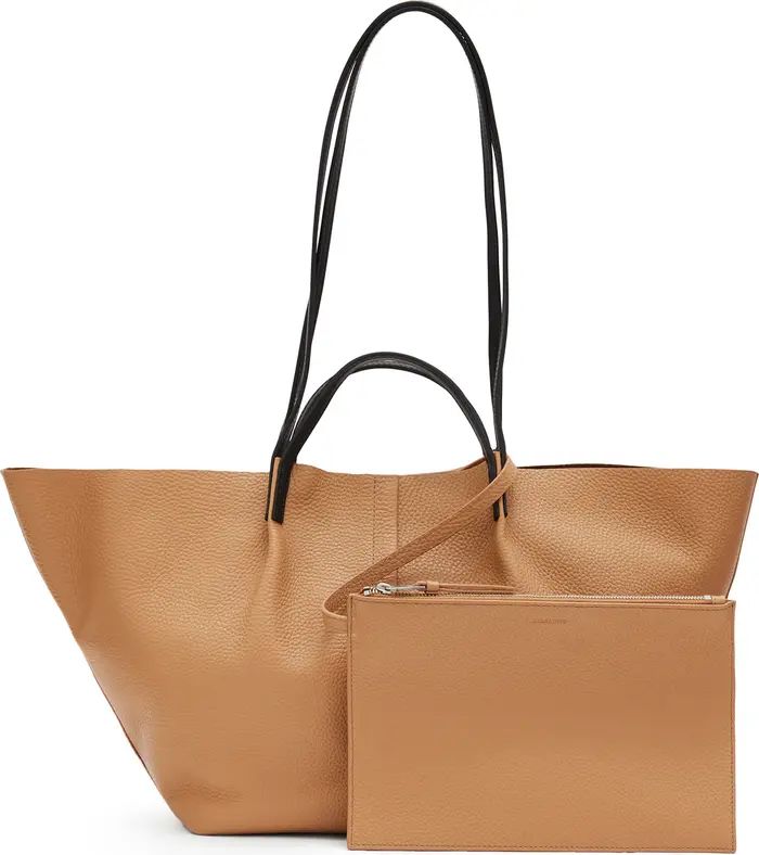 AllSaints Odette East/West Leather Tote | Nordstrom | Nordstrom