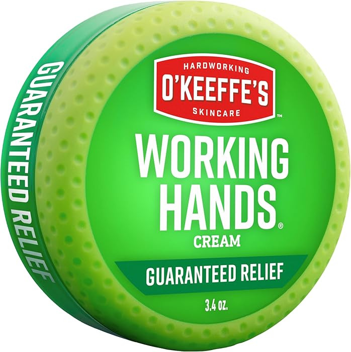 O'Keeffe's Working Hands Hand Cream for Extreme Dryness - 3.4 oz Jar (1 Pack) - Repairing Skincar... | Amazon (US)
