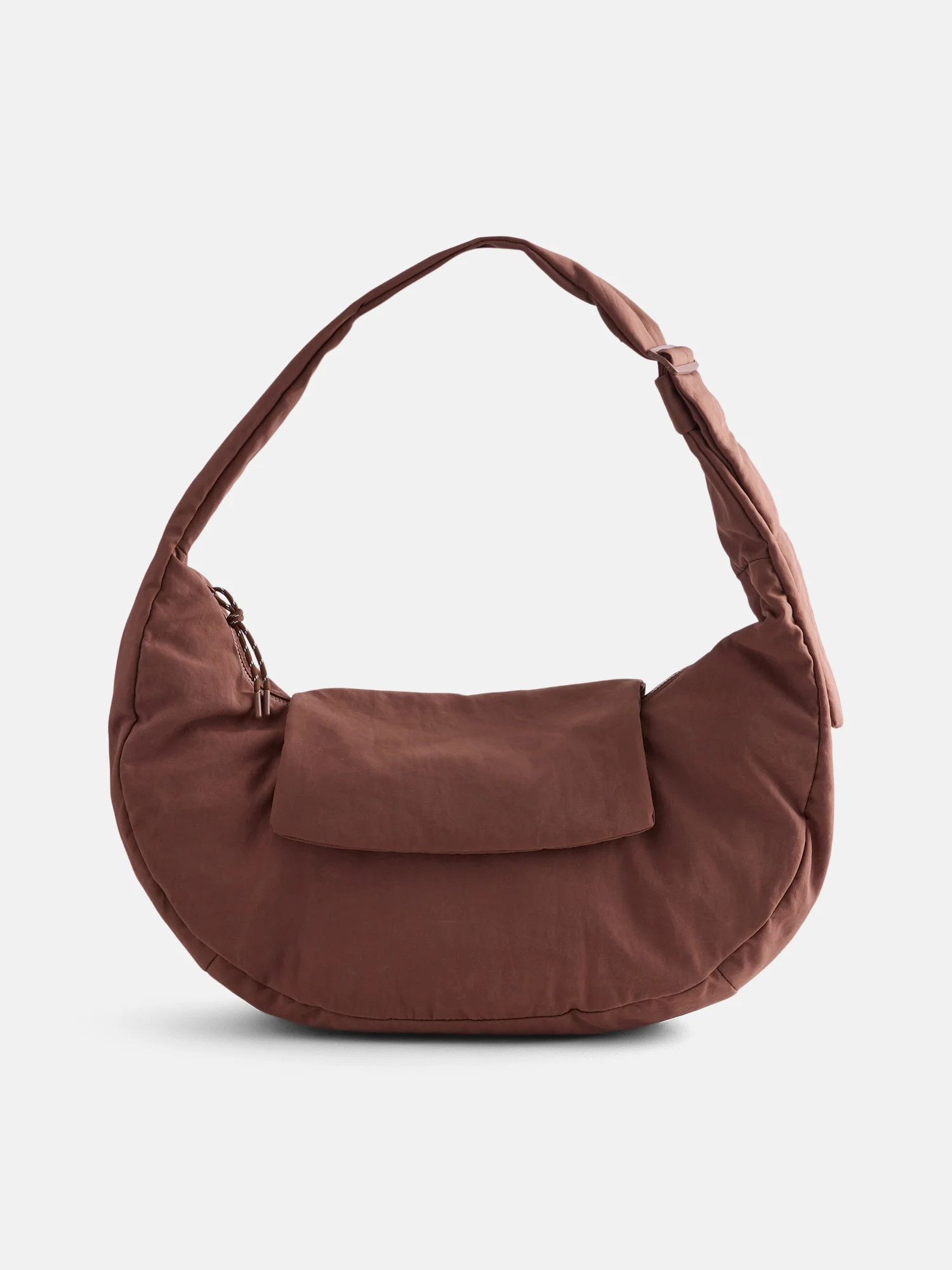 No Boundaries Women's Hands Free Hobo Bag, Brown | Walmart (US)