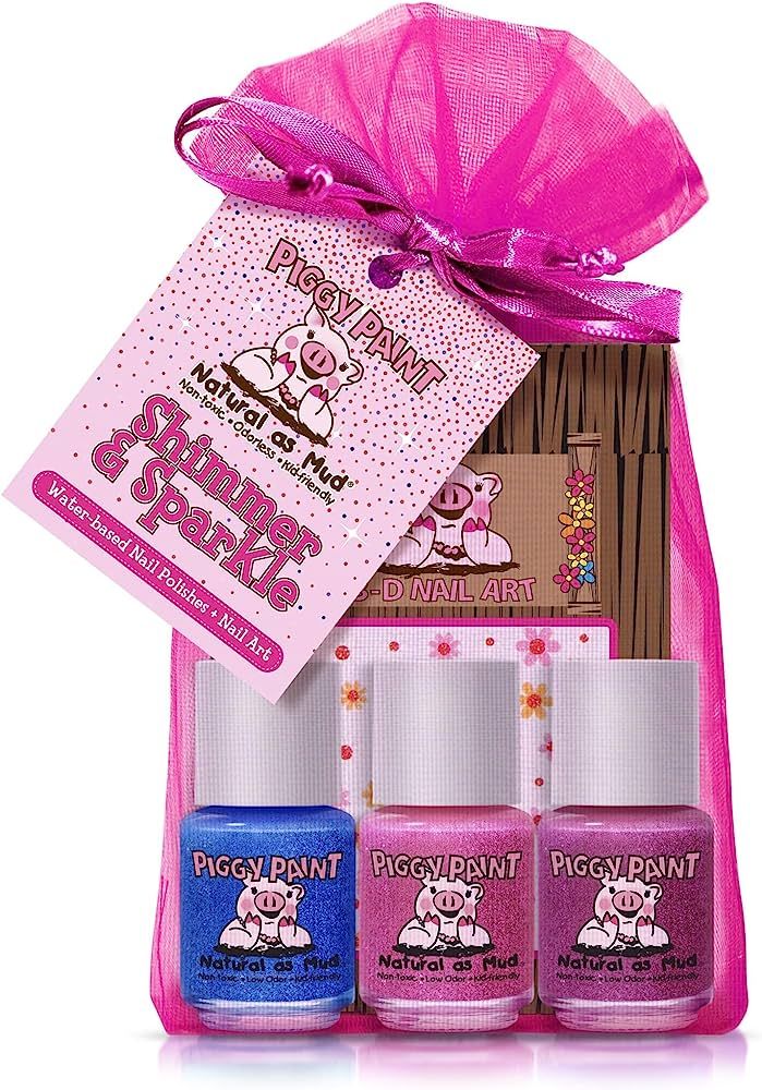 Piggy Paint | 100% Non-Toxic Girls Nail Polish | Safe, Cruelty-free, Vegan, & Low Odor for Kids |... | Amazon (US)