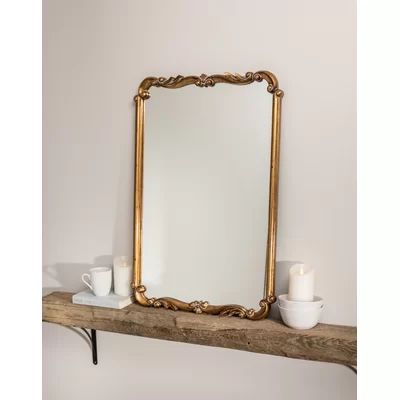 Rectangle Gold Wall Mirror | Wayfair North America