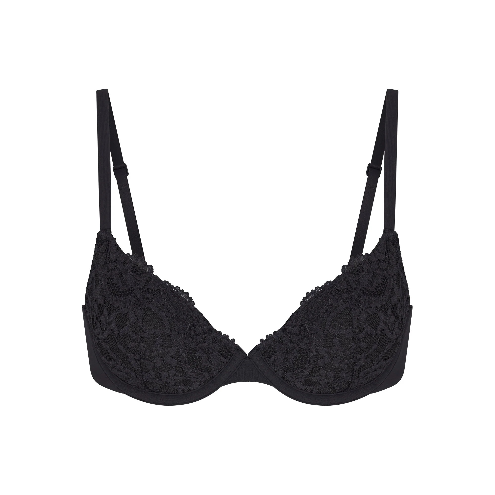 FITS EVERYBODY LACE T-SHIRT BRA | ONYX | SKIMS (US)