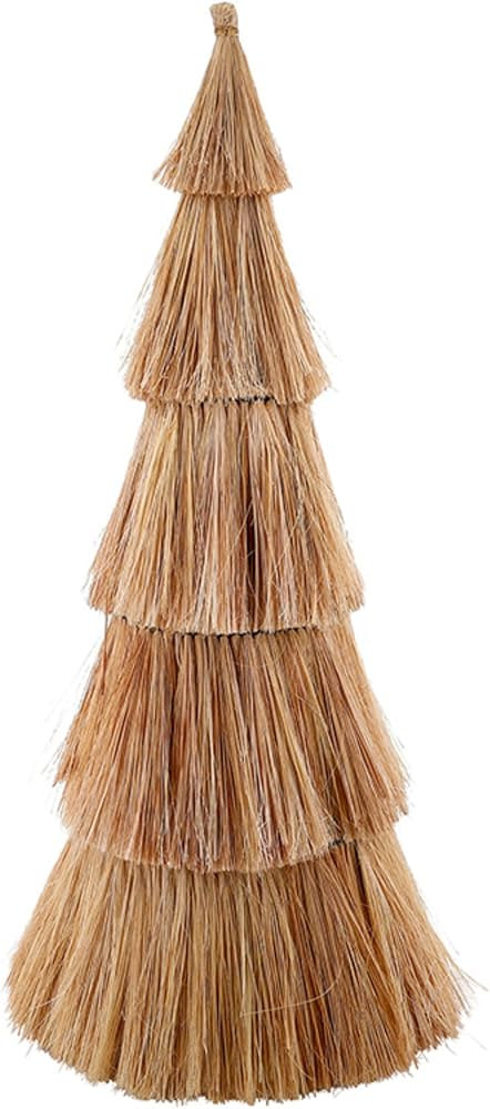 Santa Barbara Design Studio Holiday D\u00e9cor - Handwoven Natural Grass Christmas Tree, 38", Bro... | Amazon (US)
