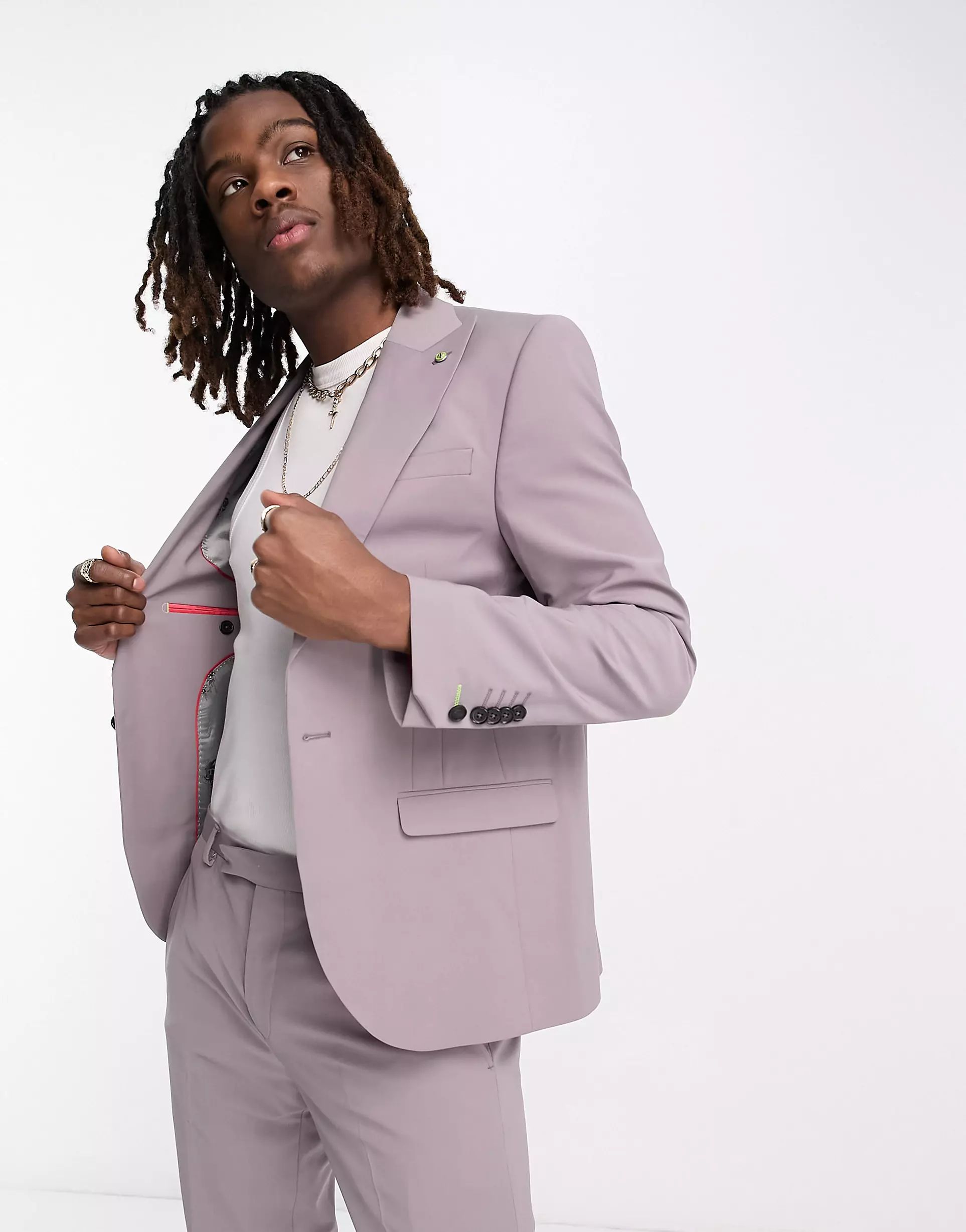 Twisted Tailor buscot suit in lilac | ASOS | ASOS (Global)