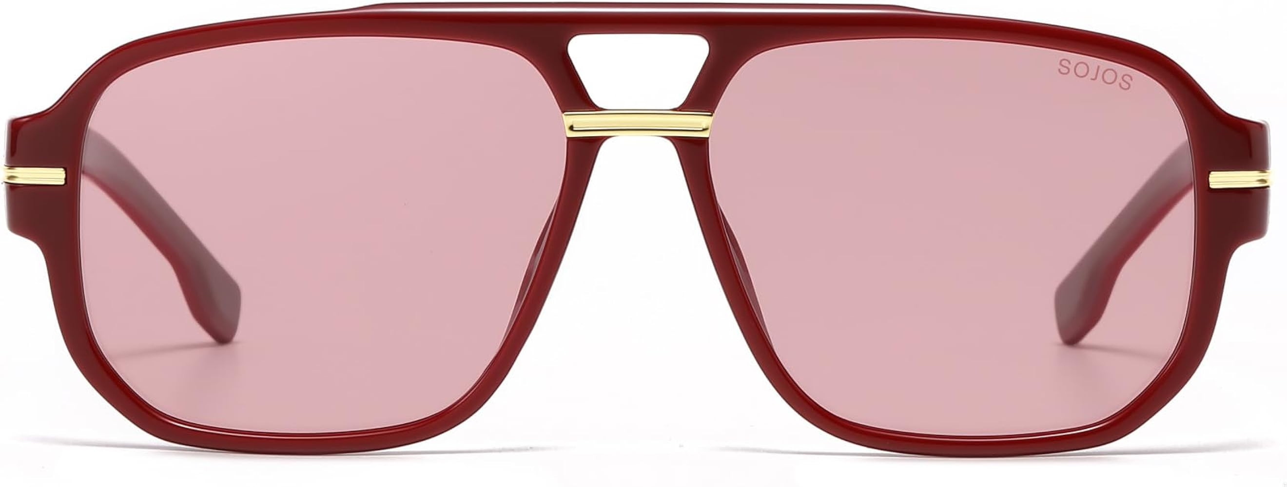 SOJOS Retro Square Aviator Sunglasses for Women Men, 80s 90s Vintage Trendy Polarized Aviators SJ... | Amazon (US)