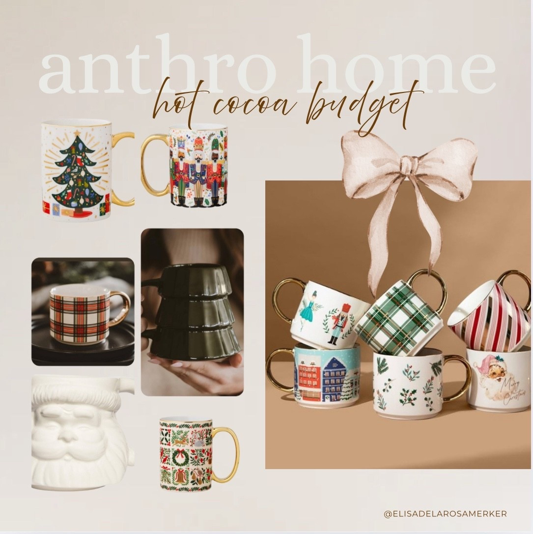 Anthro home on a hot cocoa budget ☕️✨

Because your space deserves that cozy magic too. Sharing a few mugs that I ❤️ that bring warmth without the splurge.

 🎁 Save this for your cozy home inspo board!

Anthropologie Home | Christmas Decor | Hostess Gift | Bestie Gift | Teacher Gift | Cozy Aesthetic | Luxe for Less | Looks for Less

#LTKHoliday #LTKStyleTip
