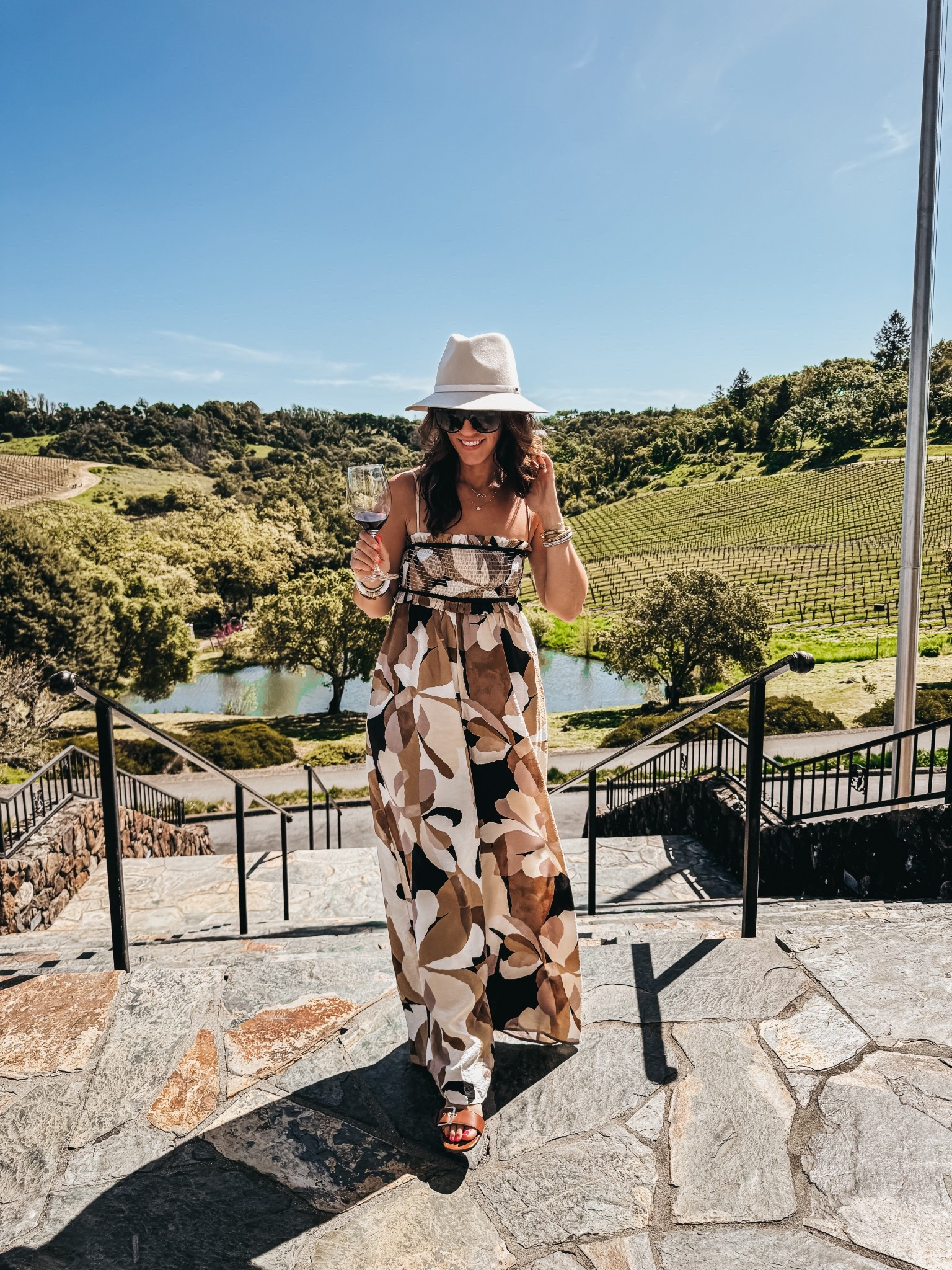 What I wore // Napa Day 2! 🍷🍷🍷

- wide leg, patterned jumper — size XS, size down for length [I am 5’4” and still need to get an inch hemmed with a block heel]

#LTKOver40 #LTKFindsUnder100 #LTKStyleTip