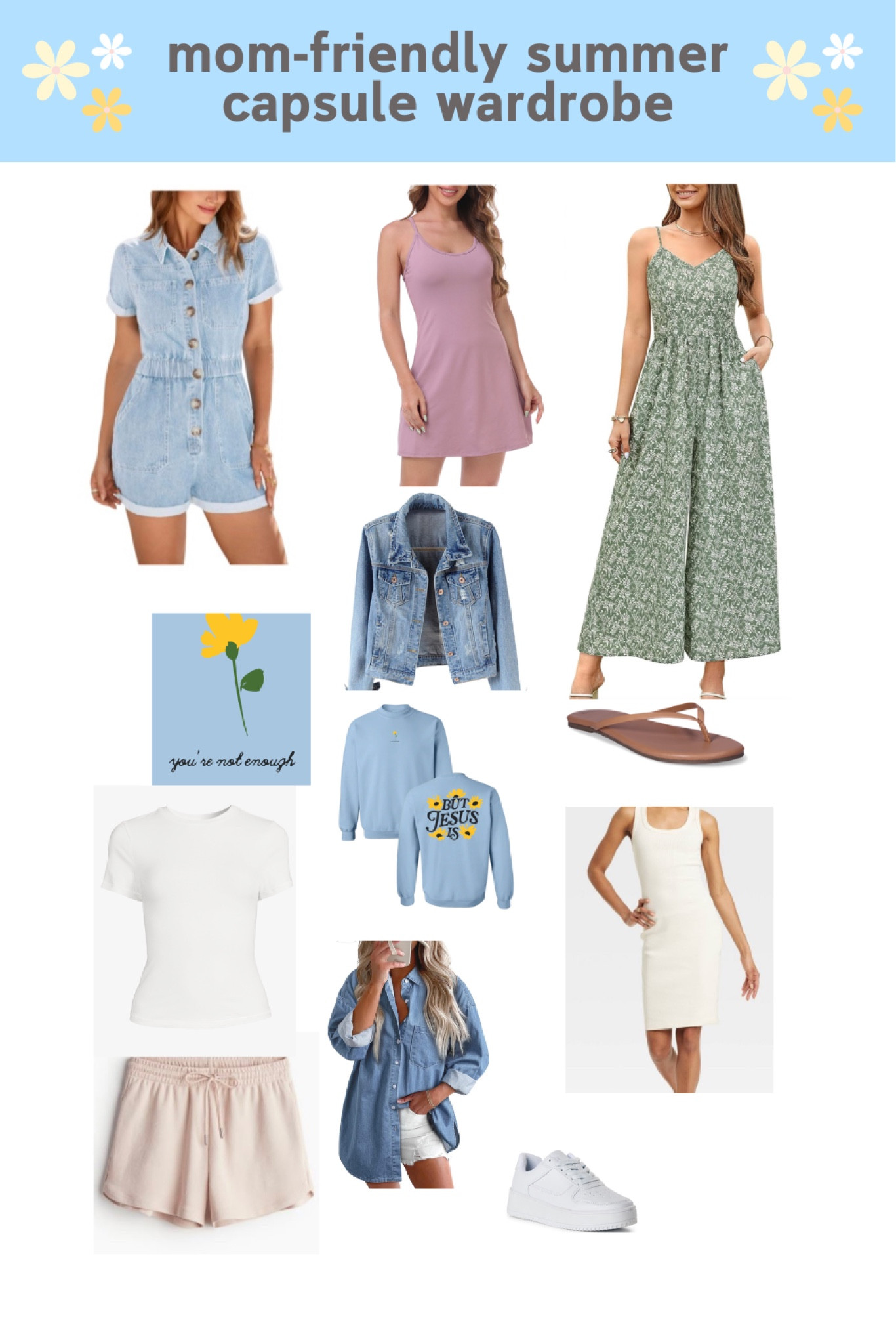 summer capsule wardrobe for the mom on the go/mom to busy littles 

#LTKfindsunder50 #LTKbump #LTKfamily
