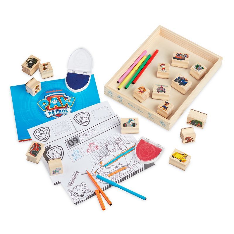 Melissa & Doug PAW Patrol Wooden Activity Stamp Set | Target