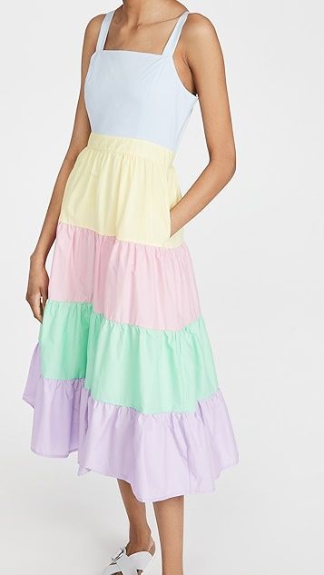 Colorblock Midi Dress | Shopbop