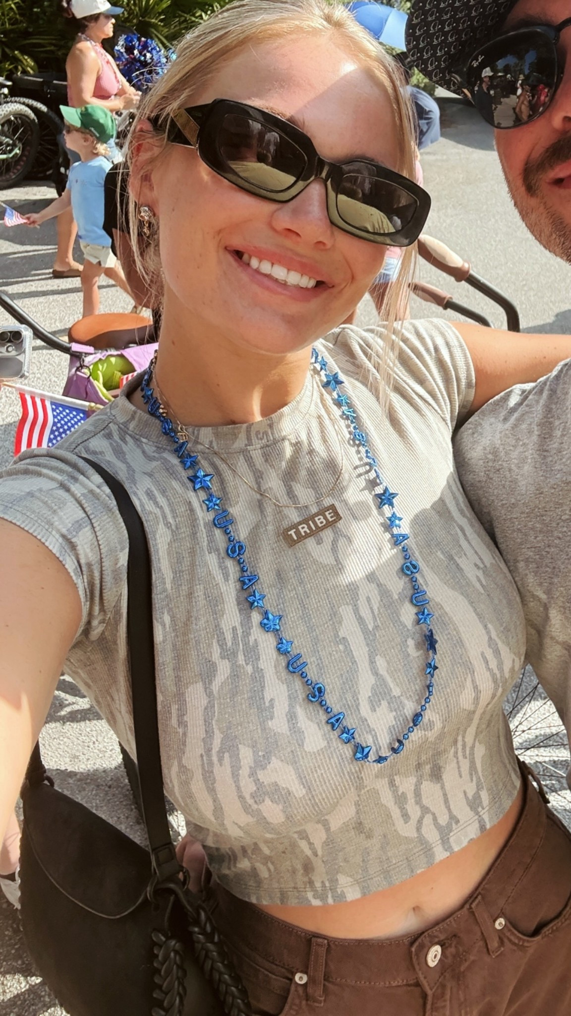 love this new tee from Tribe Kelley. Accessorized with new shorts from Free People & my go-to sunglasses. Purse is discontinued Dolce Vita.

#LTKootd #LTKPetite #LTKU