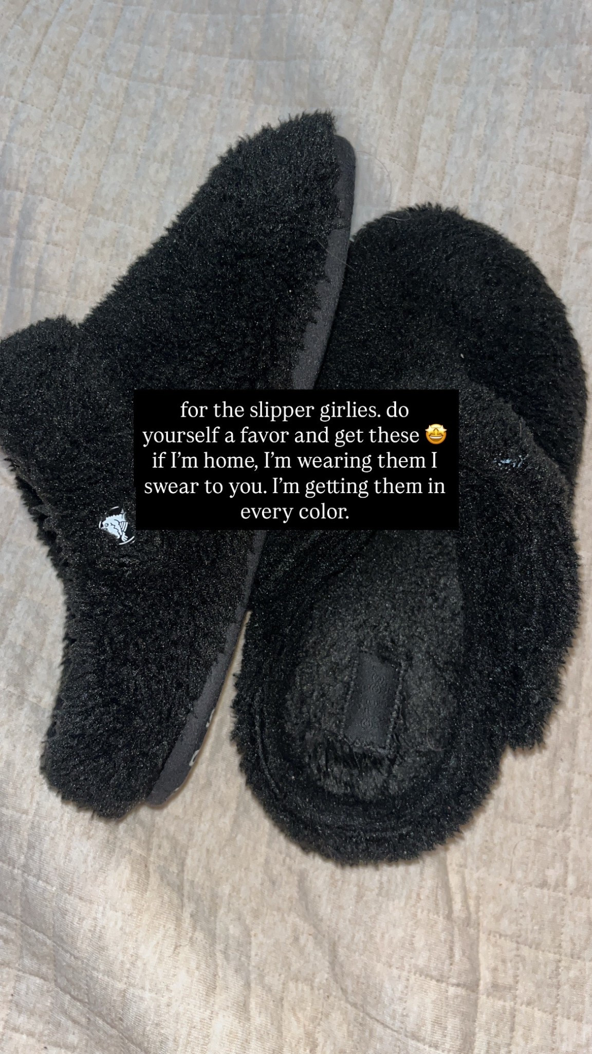 The BEST slipper ever. They have kids and toddler sizes too. Get some for the whole fam. 🤩