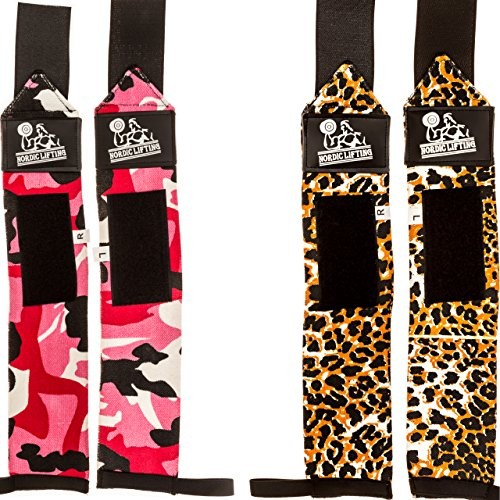 Wrist Wraps (2 Pairs/4 Wraps) for Weightlifting/Crossfit/Powerlifting/Bodybuilding - For Women & Men | Amazon (US)