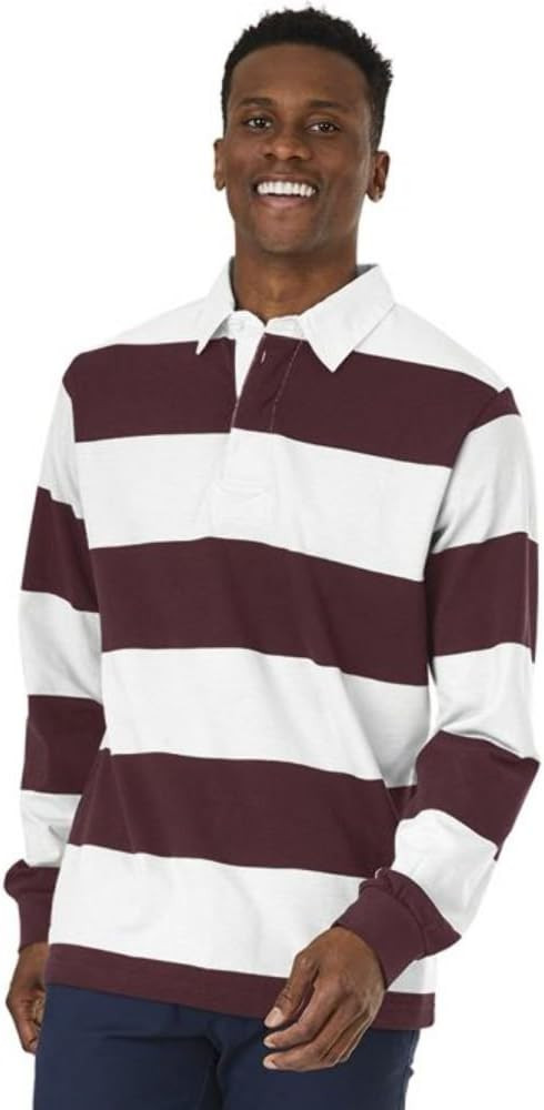 Charles River Apparel Men's Classic Rugby Shirt | Amazon (US)