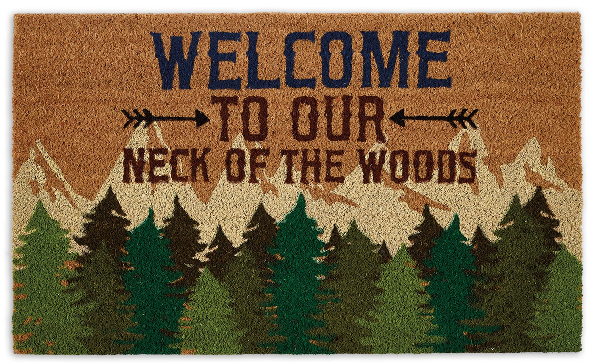 Millwood Pines Beaird 30" x 18" Welcome Non-Slip Outdoor Door Mat & Reviews | Wayfair | Wayfair North America