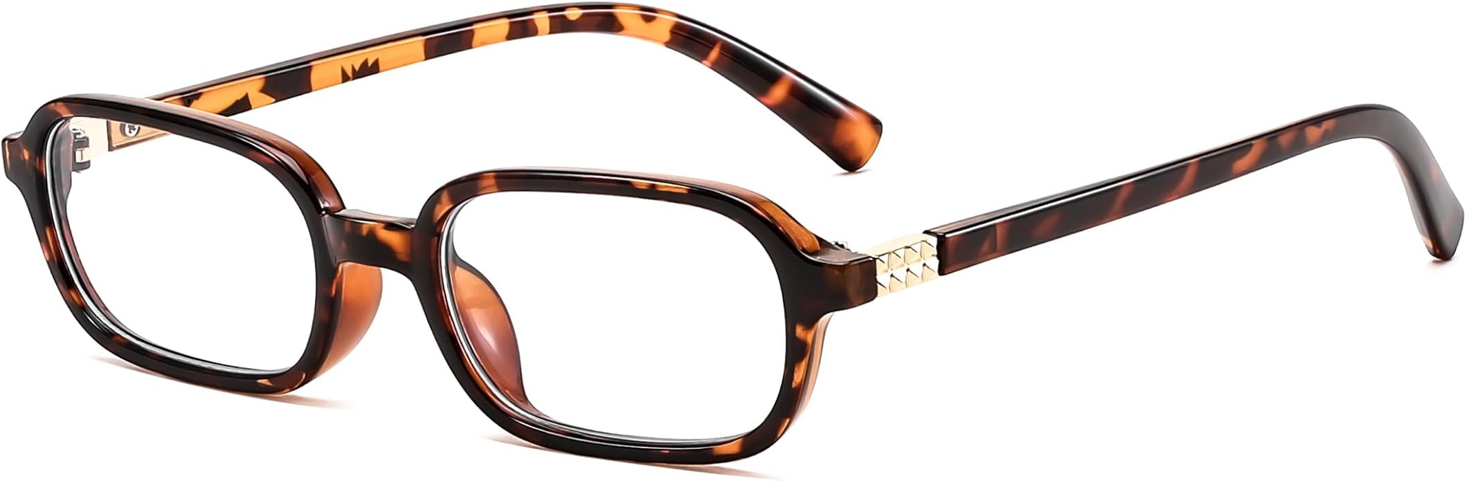 FEISEDY Fashion Rectangular Blue Light Glasses for Women Retro Small Frames Vintage Trendy 90s Sq... | Amazon (US)