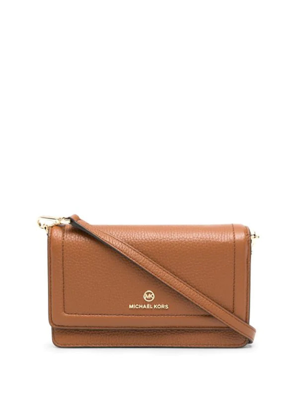 Michael Michael Kors Jet Set Leather Crossbody Bag - Farfetch | Farfetch Global