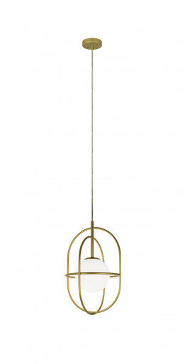 Eclipse Pendant, 1-Light, Gold, 19.40"H (C76901GL 305XK2K) | Lighting Reimagined