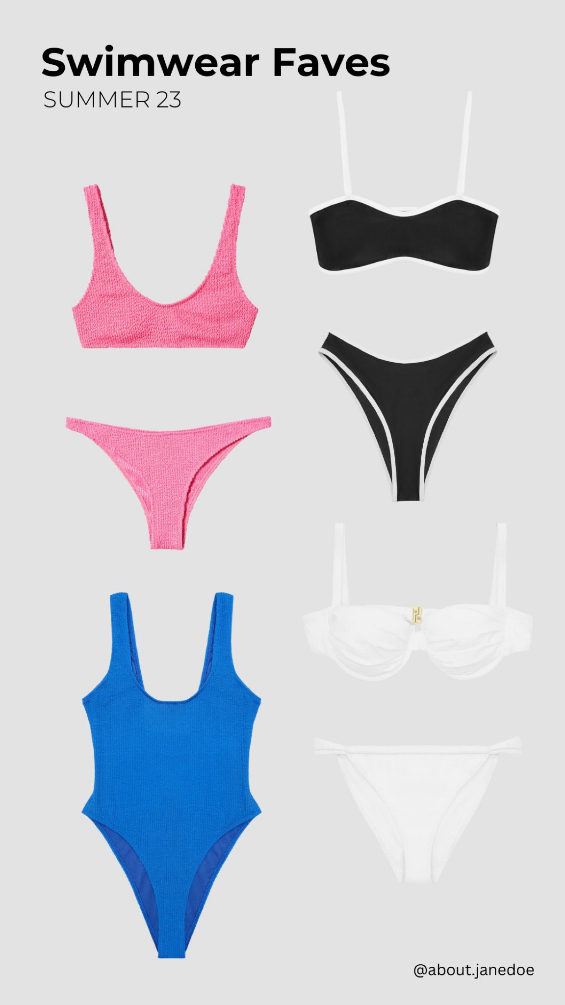 Some of my favorite swimwear pieces for Summer 2023 

#LTKSeasonal #LTKswim #LTKFind