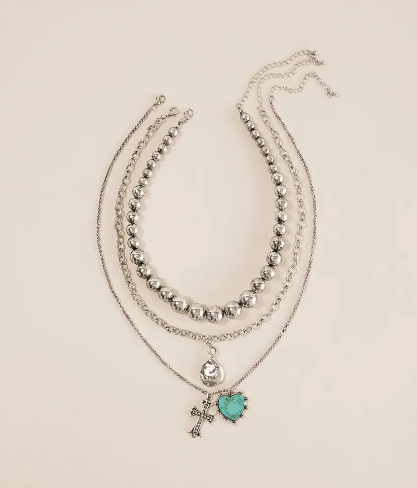 3 Pack Statement Necklace Set | Buckle