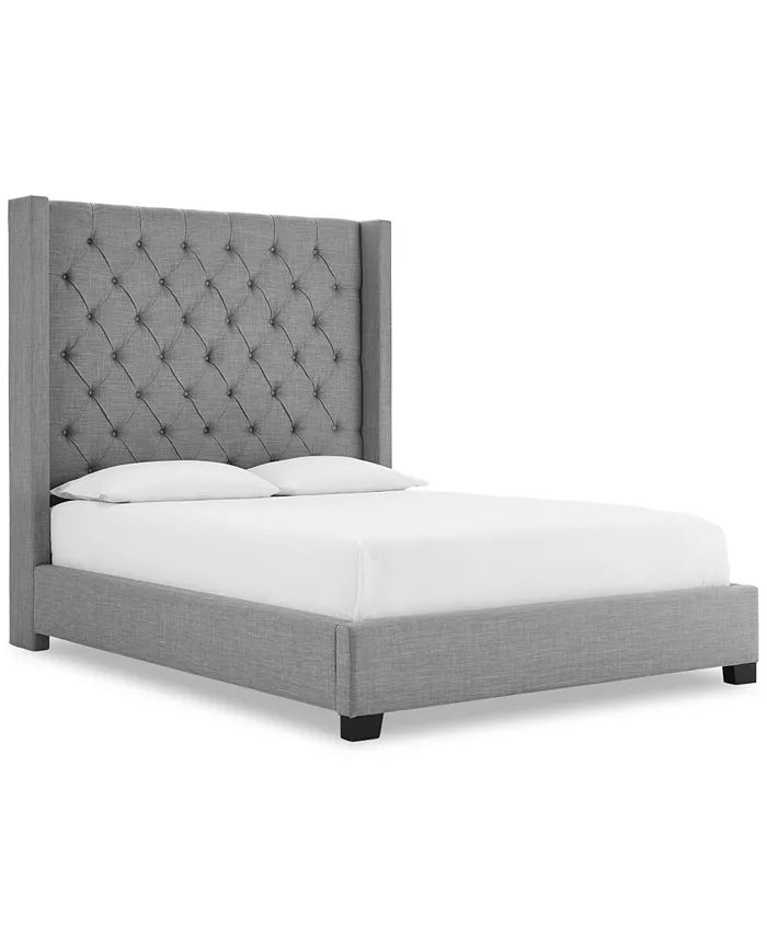Monroe II Upholstered Queen Bed, Created for Macy's | Macy's