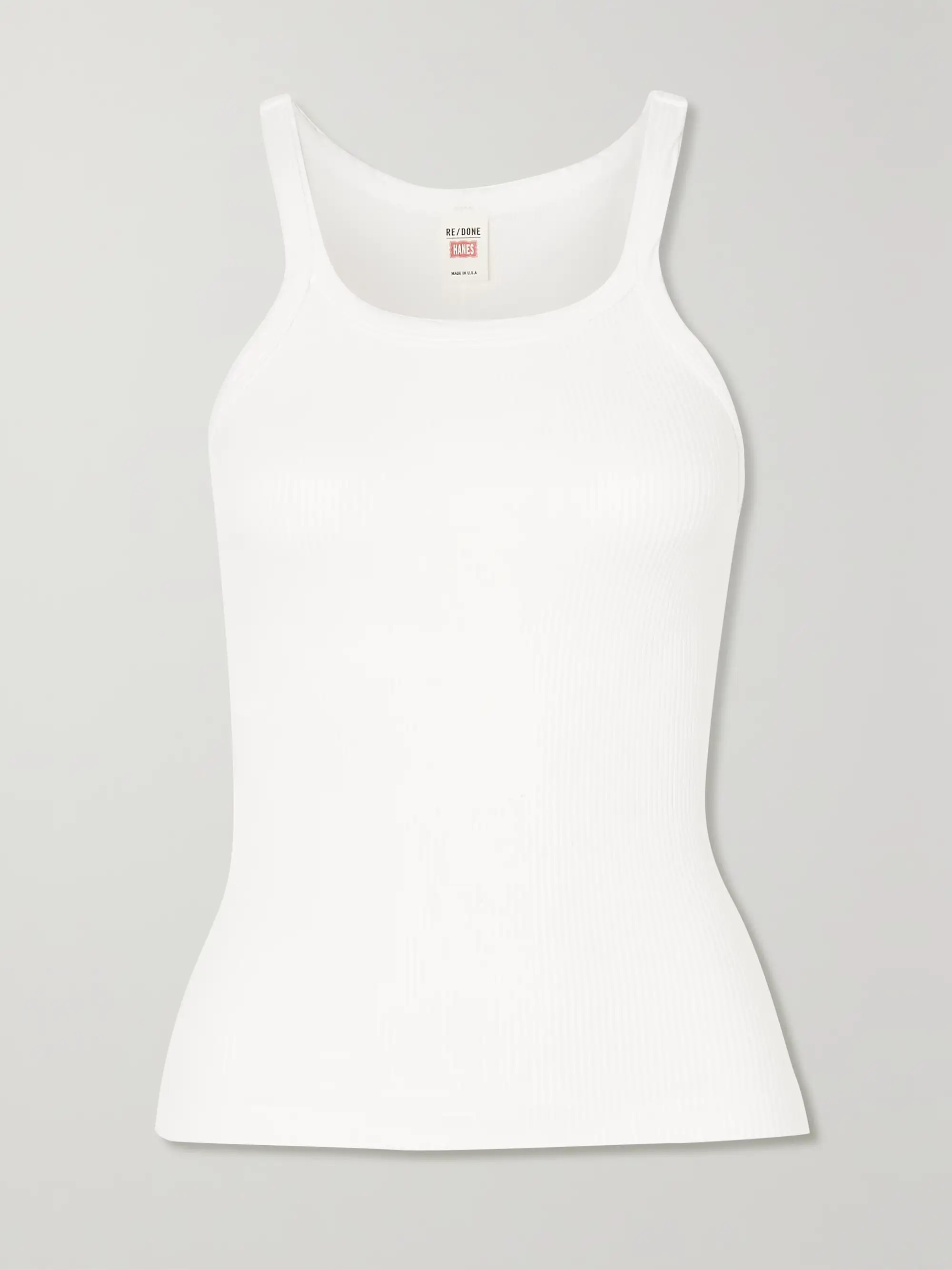 Ribbed cotton-jersey tank | NET-A-PORTER (US)