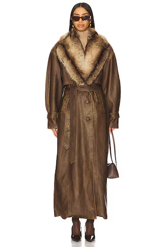 AFRM Saint Trench in Washed Brown from Revolve.com | Revolve Clothing (Global)