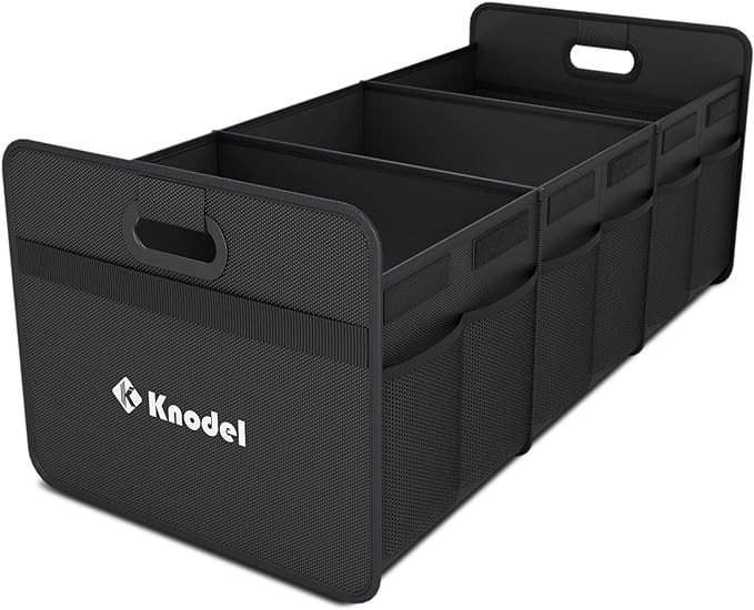 K KNODEL Car Trunk Organizer, Foldable Organizer for Car, Automotive Consoles & Organizers, 3 Com... | Amazon (US)