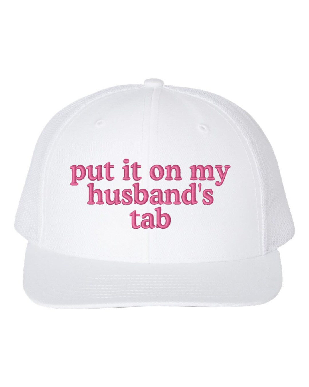 Put It on My Husband's Tab L Bachelorette Party L Bridal Shower L Wife Gift L Summer Funny Hat L ... | Etsy (US)