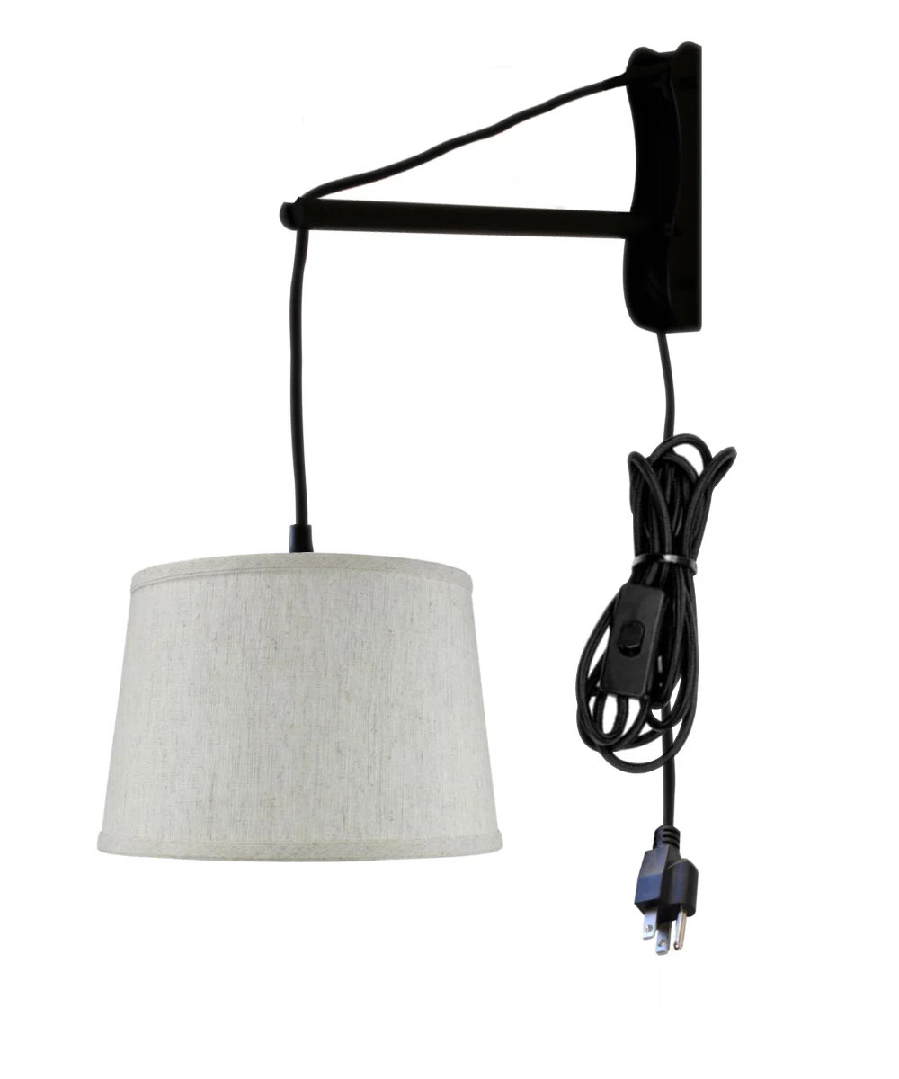 Straitson Plug-in Armed Sconce | Wayfair North America