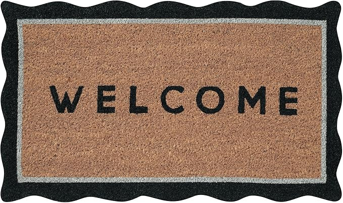 Folkulture Welcome Mats Outdoor, Eco Friendly Welcome Mats for Front Door Outdoor, 28 X 16 Inch W... | Amazon (US)