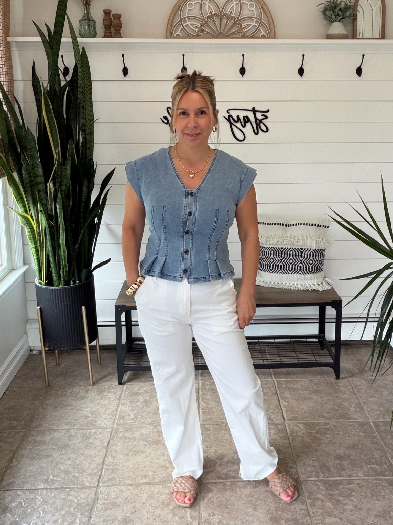 Summer outfits ideas!
Loving these denim tops.
I'm wearing a medium in both tops and jeans are a medium and a size 8.
Date night outfits

#LTKOver40 #LTKSaleAlert #LTKMidsize #LTKPetite #LTKootd #LTKOver40