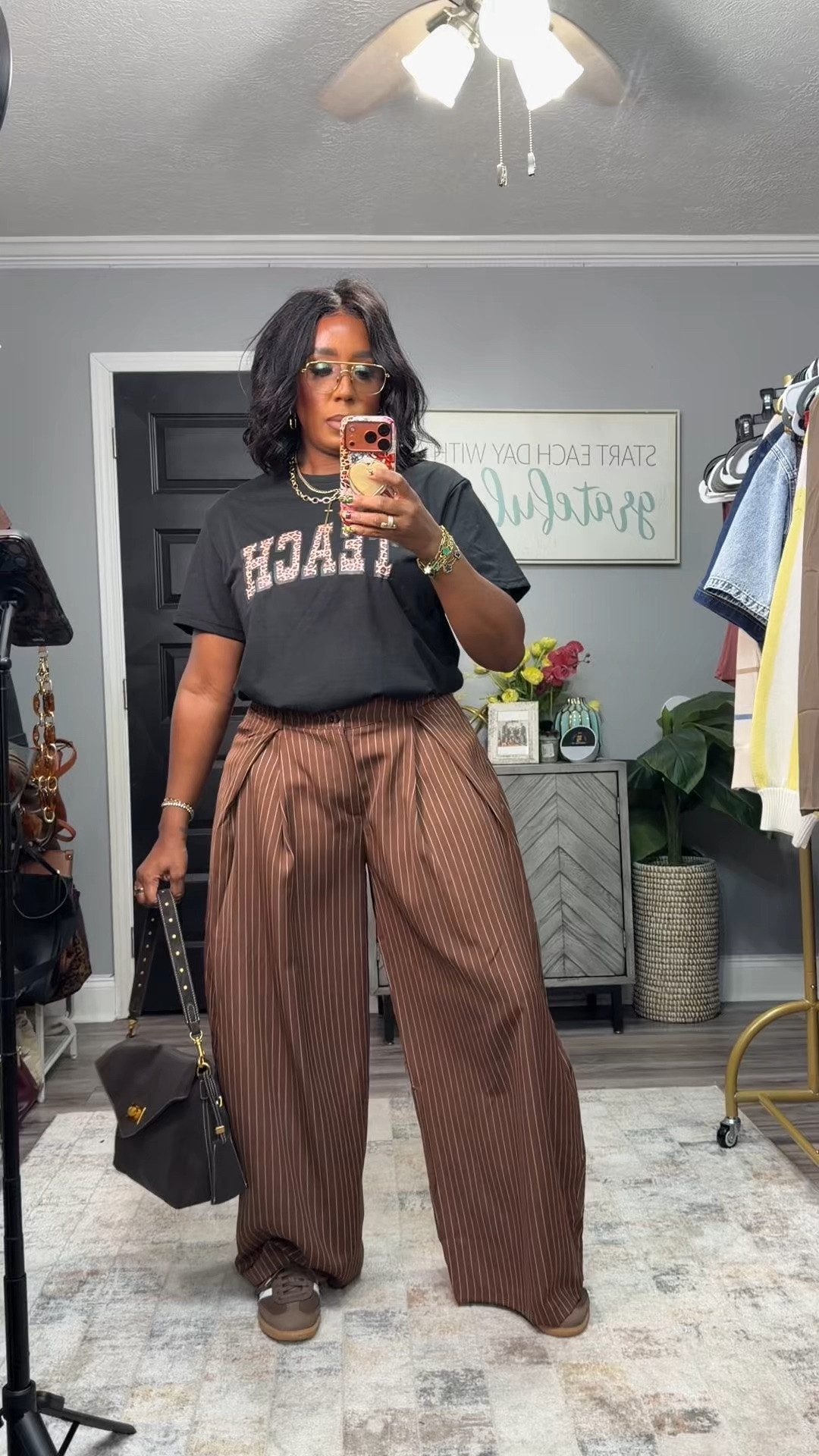 We made it to the finale! 🍎📚 Episode 6 of Affordable Teacher Looks is bringing color, comfort, personality, and plenty of classroom-ready style. From easy matching sets and flowy pants to fun teacher tees and one-and-done jumpsuits, these looks prove you can be comfortable without sacrificing style!

Thank you for following along with this series! Now tell me—which look from all six episodes was your favorite? 👇🏾

SIZING REFERENCE/STATS: 5’5”, 165 lbs, size 10.

#AffordableTeacherLooks #TeacherOutfits #TeacherStyle #BackToSchoolStyle #FashionOver40

#LTKOver40 #LTKMidsize