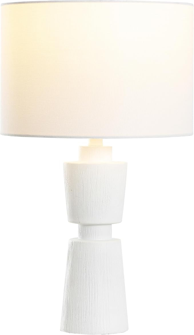 SAFAVIEH Lighting Collection NICI White Resin 23-inch Table Lamp for Bedroom, Living Room, Home O... | Amazon (US)